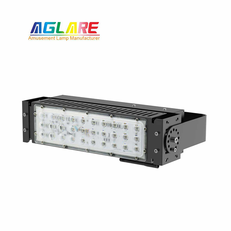 LED彩色投光灯 带？50W变色RGB泛光灯