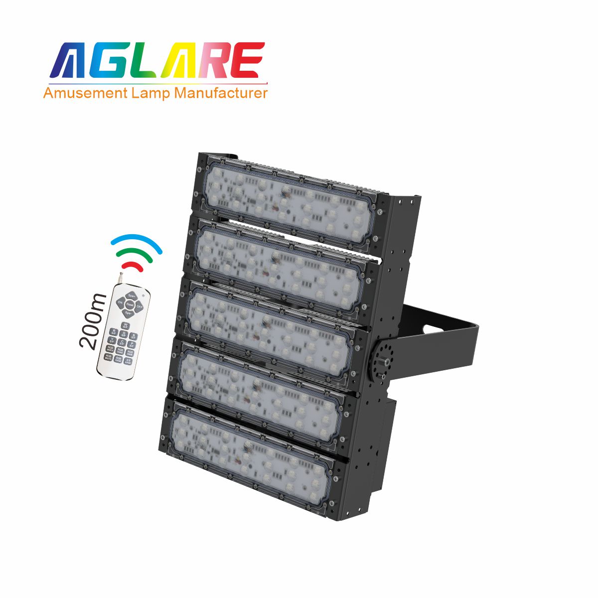 250W LED彩色投光灯RGB景观灯户表射灯带？仄