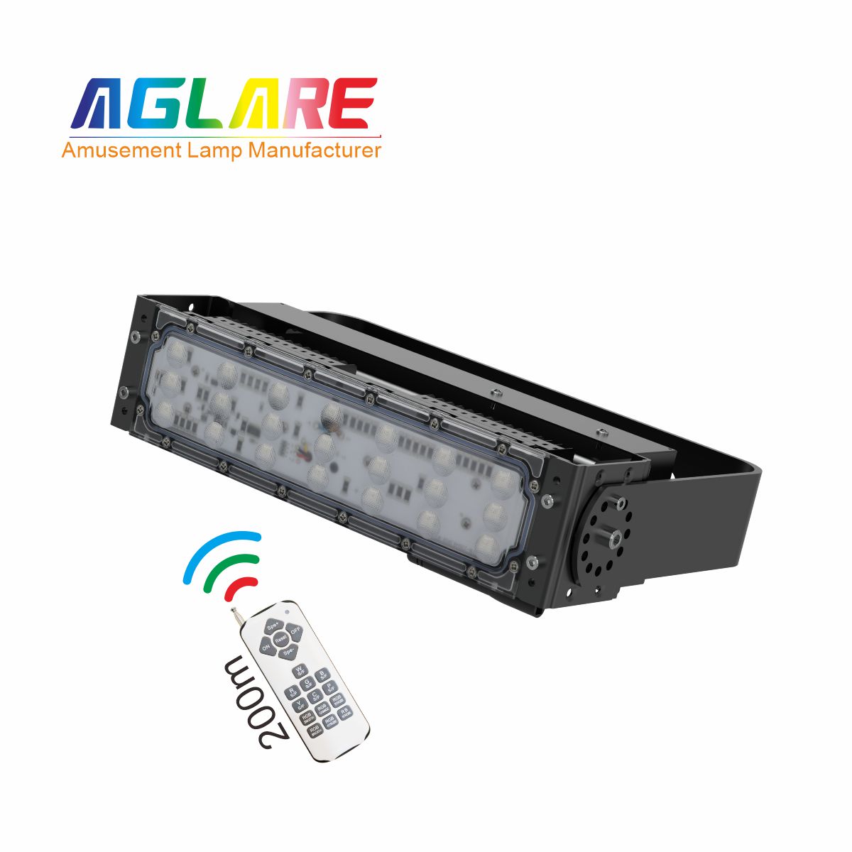 50W LED彩色投光灯带？仄