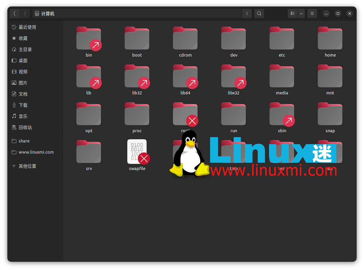 ߸ Linux ļԵļ